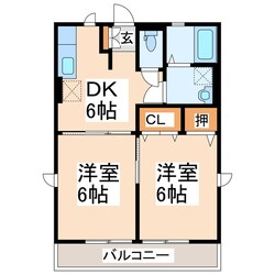 キャピタルコートⅠの物件間取画像